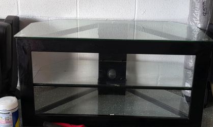 50inch TV stand/glass table
