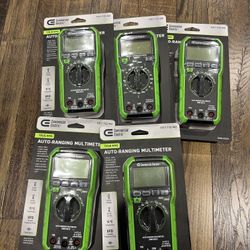 600-Volt True RMS Auto-Ranging Digital Multimeter with Temperature
