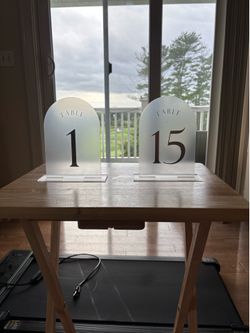 Table numbers 1-15