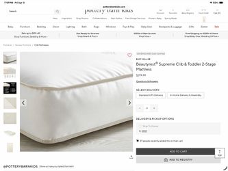 Mattress Pottery Barn Kid