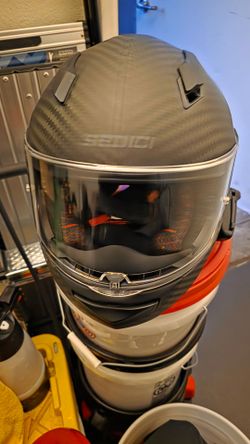 Sedici Strada II Carbon Fiber Helmet w/ Cardo Packtalk - Medium
