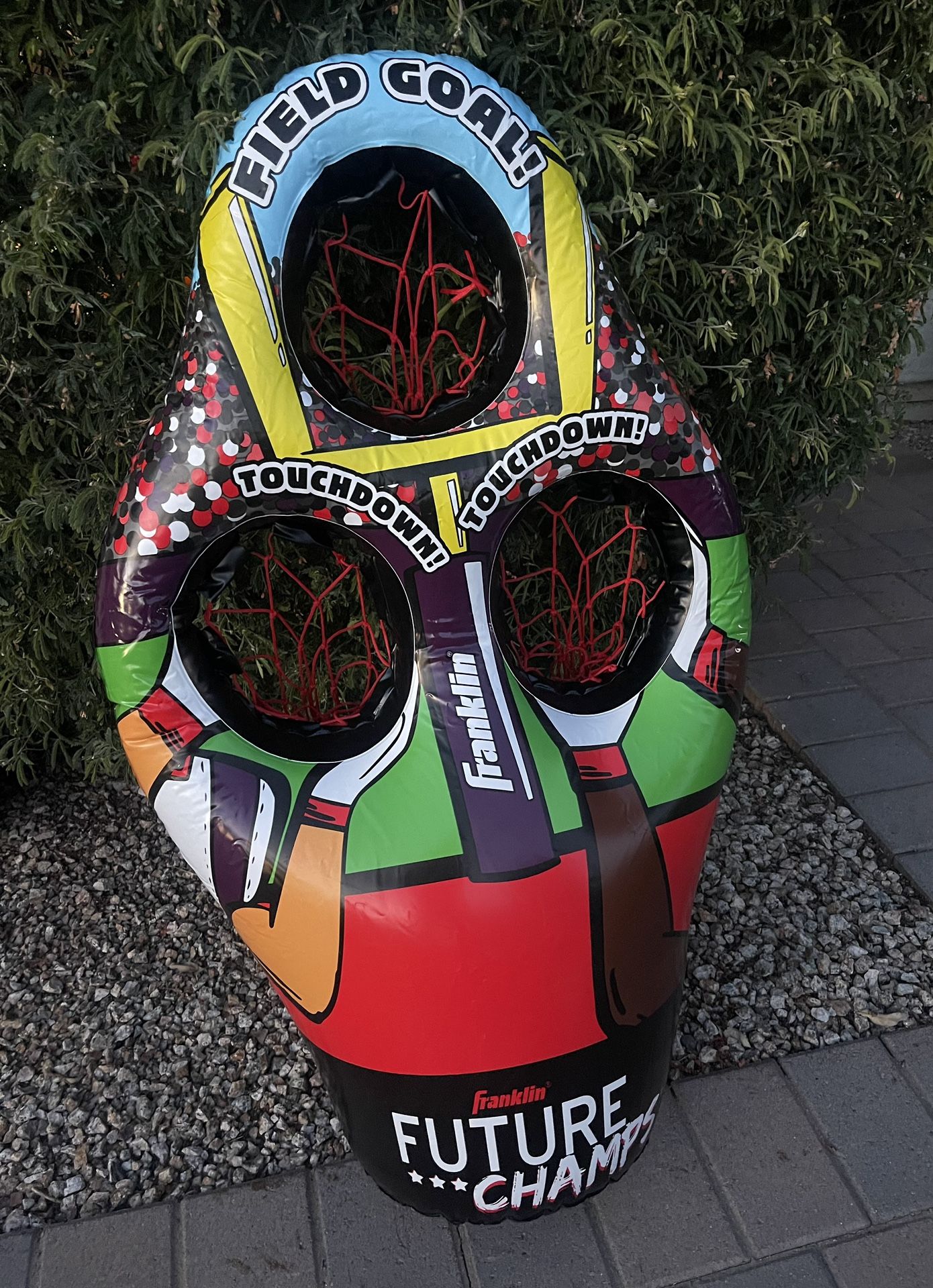 Franklin Sports Kids Football Inflatable Target