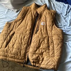 LARGE CARHARTT RAIN DEFENDER VEST
