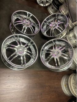 Dodge BMW Land Rover Chevy Ford Cadillac GMC Chrysler grand marquis Nissan Toyota Lexus Honda old school Rims Wheels 24 Inch chrome 5 lug bolt pattern