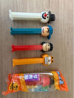 Vintage PEZ Dispenser Lot – Garfield, Lucy, Snowman & More