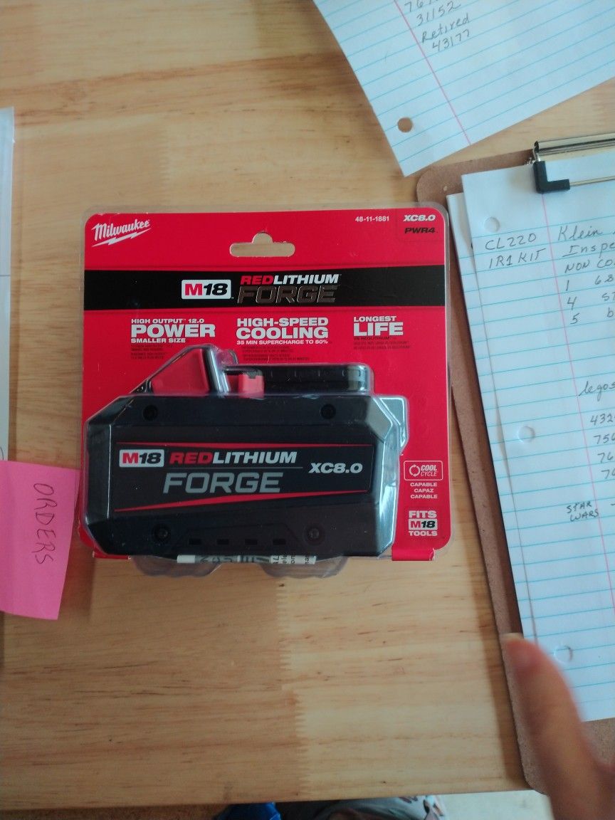 Milwaukee M18 Forge XC 8.0