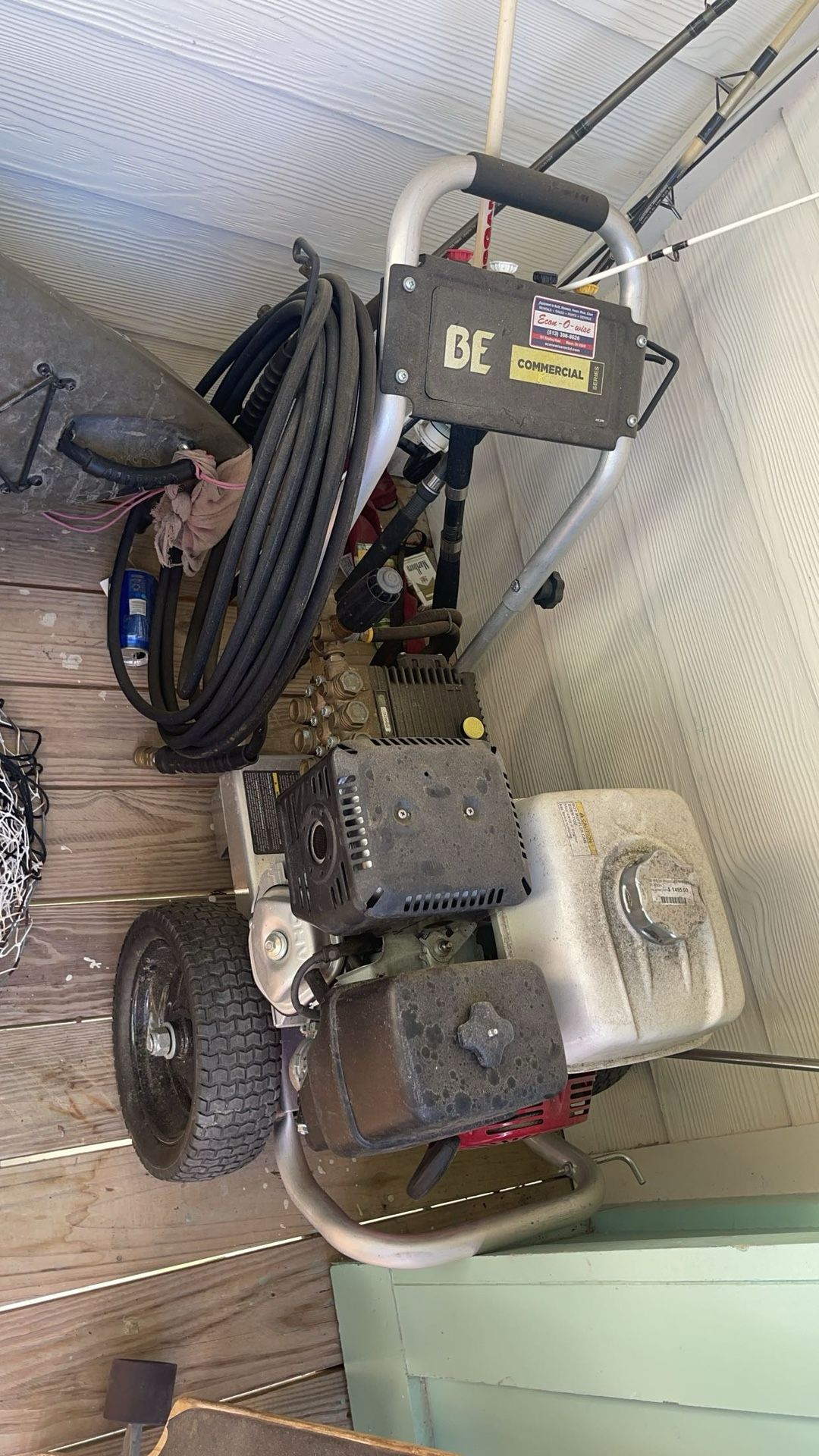 BE Commercial Grade Pressure Washer 4000psi 4GPM