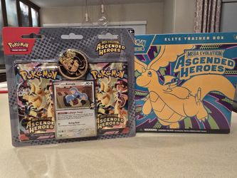Pokemon Ascended Heroes ETB + Blister Pack