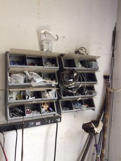 Tool Shelf Nails And Bolts