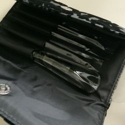 Karen Kane Makeup Brushes Set of 5 Cosmetic Brushes NEW