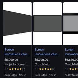 Screen Innovations Zero Edge Pro 120