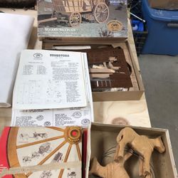 Conestoga wagon , wooden wagon kit