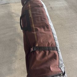 K2 Snowboard w/ Burton Boots, Helmut & Travel Case