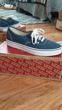 Van's low top blue size 8.5 like new $35.00