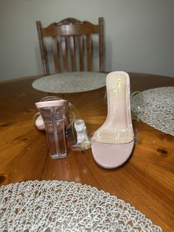 Beige/clear Heels (different Sizes 