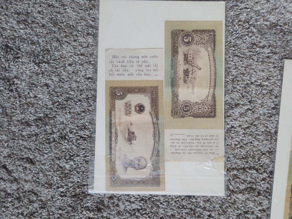 Vietnamese Propaganda Money 