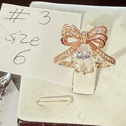 Ring, Sterling Silver 925 Beautiful Style Please Look At All Pictures For More Details.  $30 Each 
