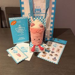 Authentic Jellycat Bubbeca Milkshake - FAO Schwarz Exclusive