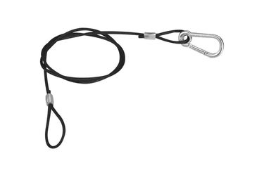 Odyssey LASC2BLK 30-Inch Long Safety Cable with Standard Size Spring Hook - Black