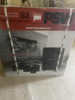 PSW S3 surround Sound And Speakers Set 