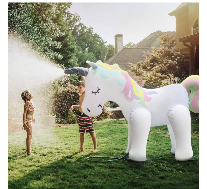 Giant Inflatable Unicorn Sprinkler 