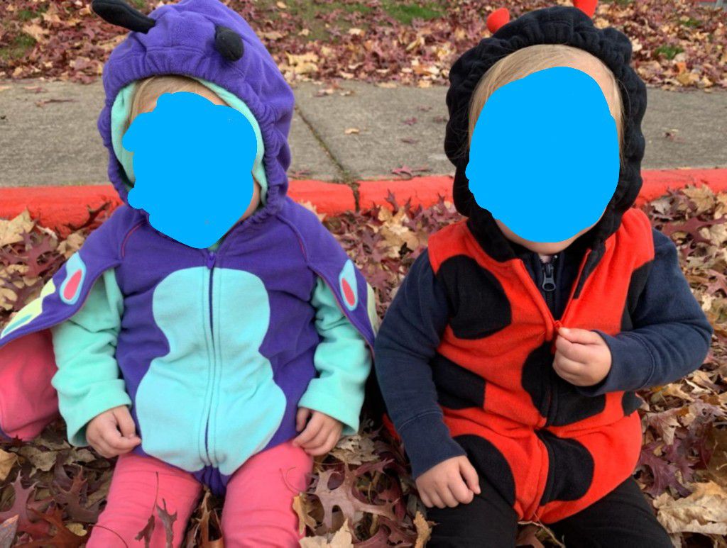 Carter's Ladybug and Butterfly costumes