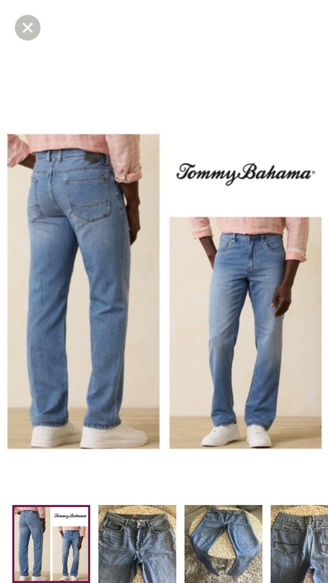 Tommy Bahama men’s straight leg jeans (34/30)