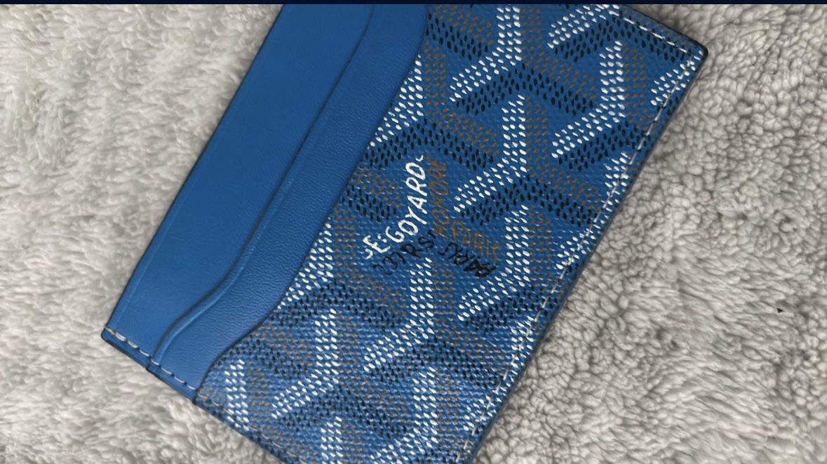 Goyard Blue Wallet