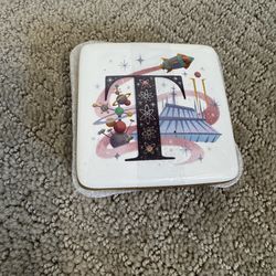 Disney ABCDisney “T is for Tomorrowland” Trinket Tray Initial T Space Mountain