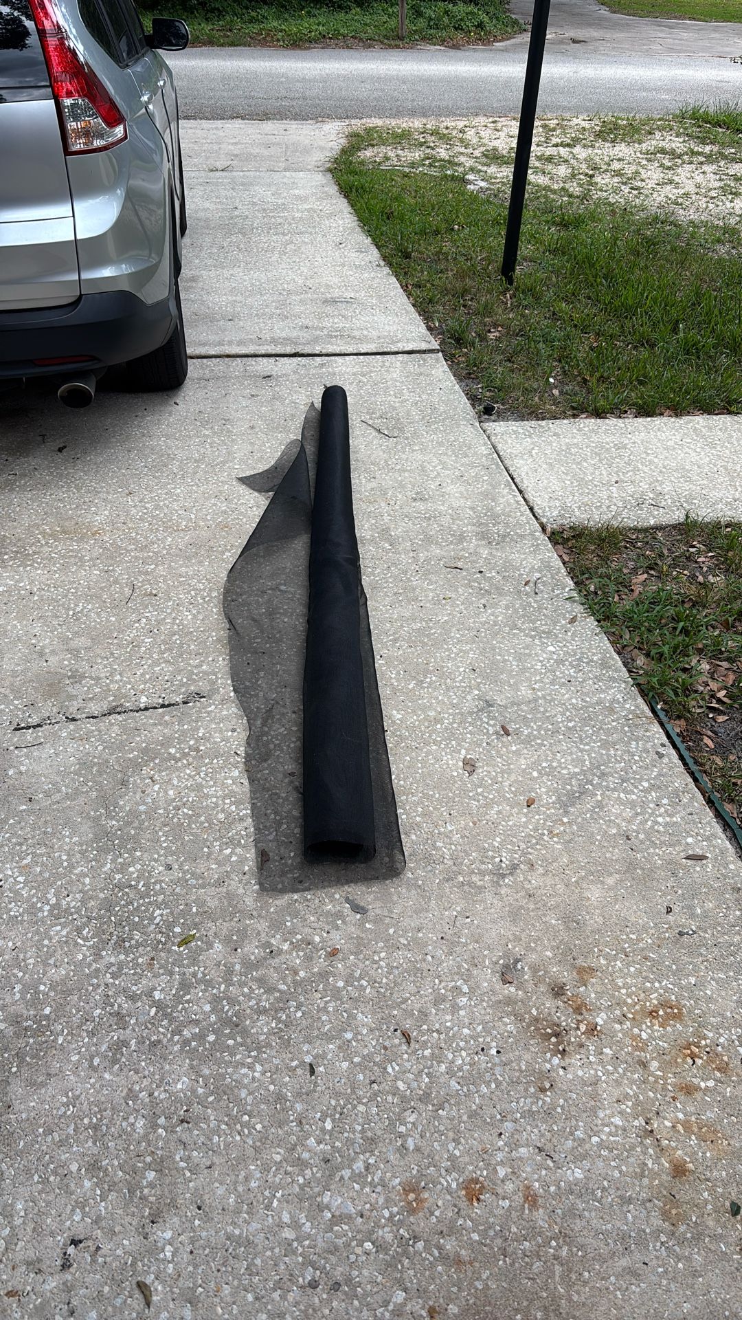Screen. Roughly 8’ X 100’