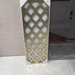 Elegant Gold Decorative Wall Panel / Metal Wall Decor