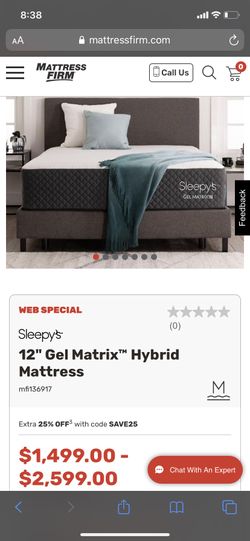 Sleepys Queen Size Bed