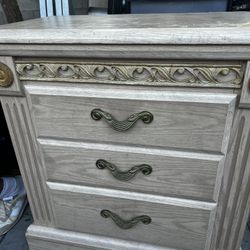 Beige Nightstand