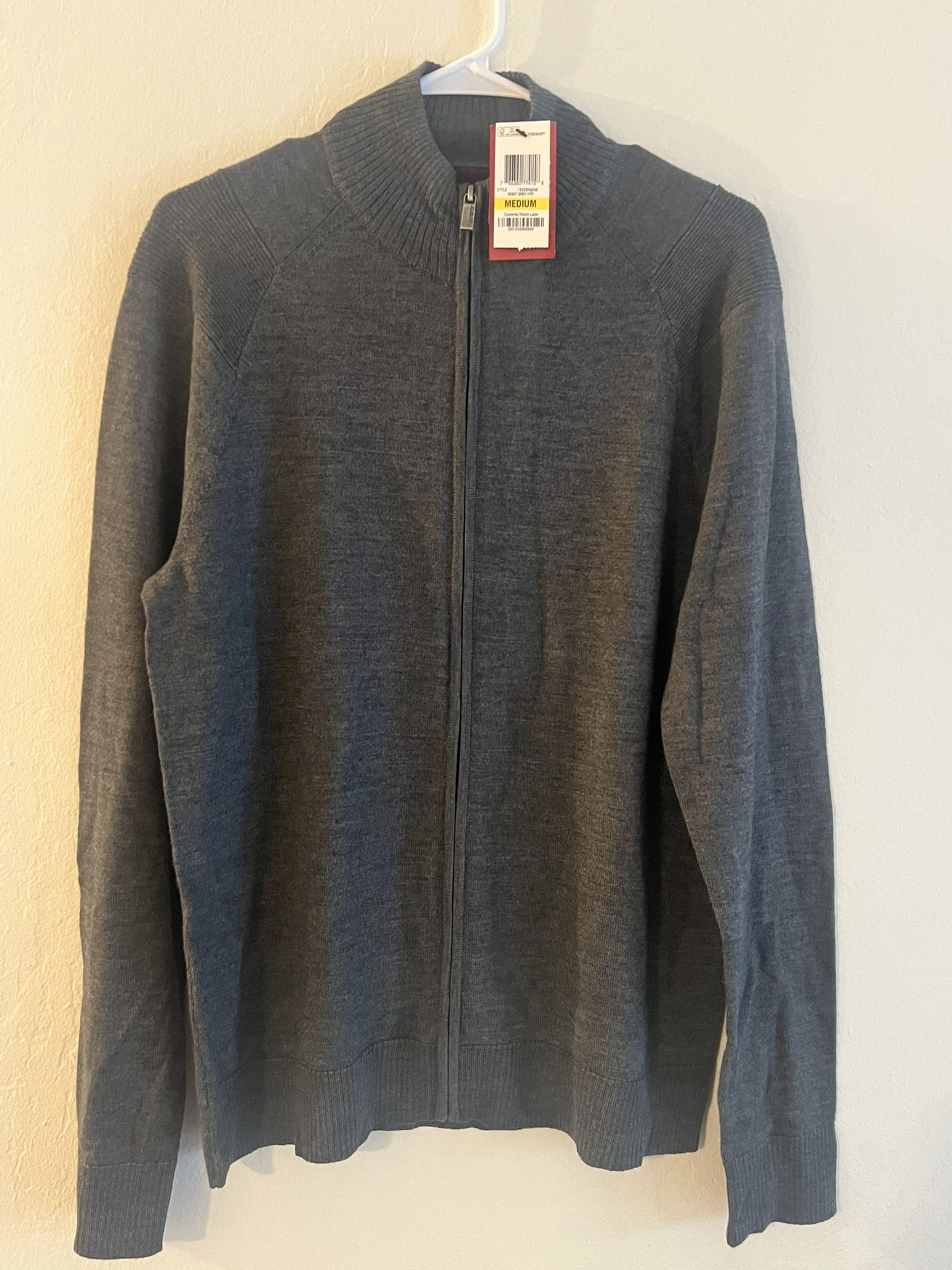 Alfani Quarter Zip Sweater