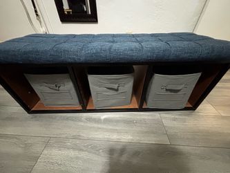 Bench with storage