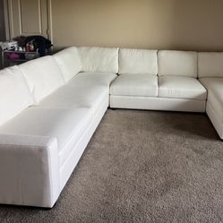 Sectional White Couch (BRAND NEW)