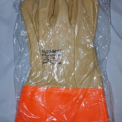Leather Electrical Lineman Gloves 