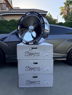 26” Chrome Giovanna Amur X wheels