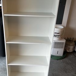 White Book Shelf