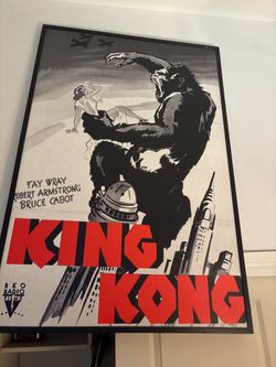 King Kong Framed canvass