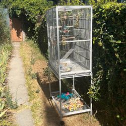 Bird Cage With Stand 