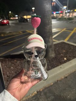 Starbucks strawberry 🍓 bear cup