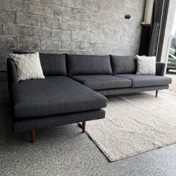 Dark Gray Modern Sectional 