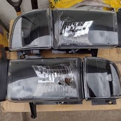 94-01 Dodge Ram Headlights Faros Calaveras Micas Luces Lamps 