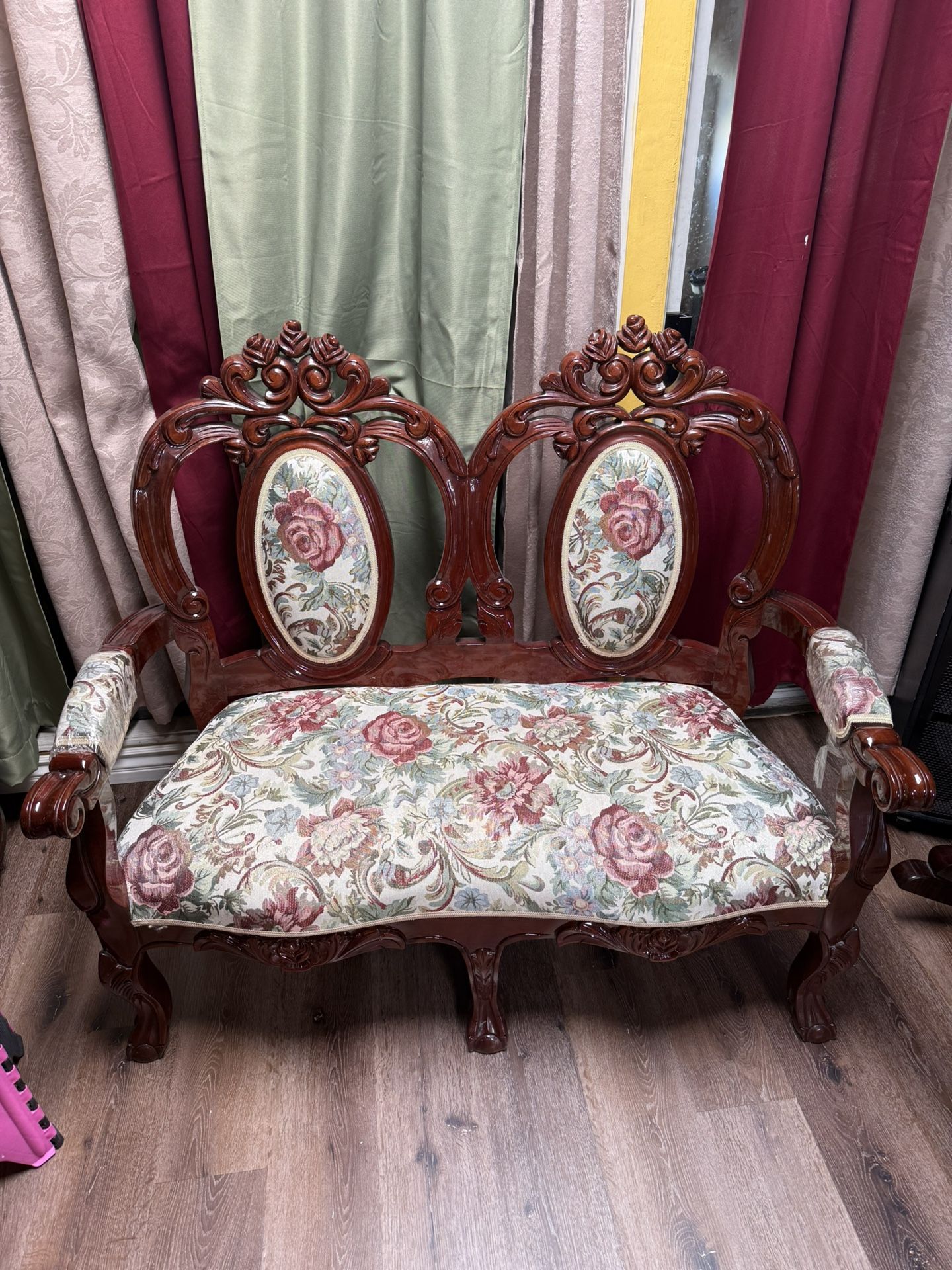 Wooden Living Chair Set