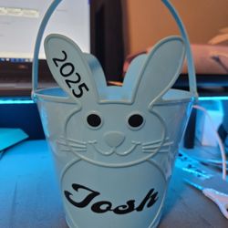 Personalized Plastic Easter Basket