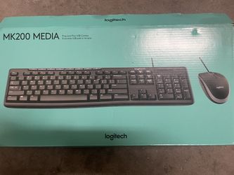 Keyboard And Wire Mouse