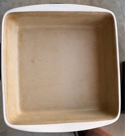 Pampered Chef Family Heritage Stoneware Square Baker - New Traditions #1299