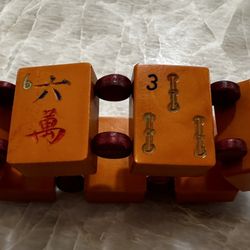 Vintage Bakelite Mah Jongg Bracelet