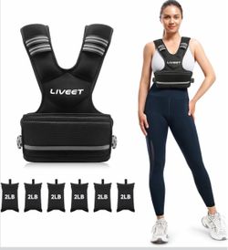 NEW Adjustable Weighted Vest